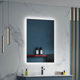 LED Illuminated Bathroom Mirror with Demister (No cabinet) 500x700mm