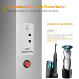 LED Illuminated Bathroom Mirror Cabinet with Shaver Socket Demister 400x600mm