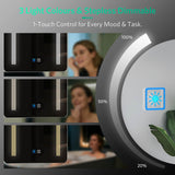 500x700mm LED Mirror Cabinet with Silver Aluminum Touch-Switch Anti-fog Shaver Socket