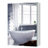 Aluminum Bathroom Mirror Cabinet with Soft Close Hinges 500x650mm