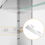Quavikey Bathroom Mirror Cabinets Shelf Brackets (4 brackets)