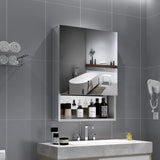 Bathroom Mirror Cabinet With Hollow Out Style 500x700mm