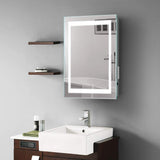 500x700mm LED Illuminated Bathroom Mirror with Shaver Socket (No cabinet)