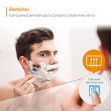 630x650mm LED Illuminated Mirror Cabinet with Adjustable Color Shaver Socket 2 Doors