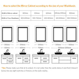 500x700mm LED Illuminated Aluminum Bathroom Mirror with Demister (No cabinet)