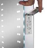 Quavikey Bathroom Mirror Cabinets Shaver Socket