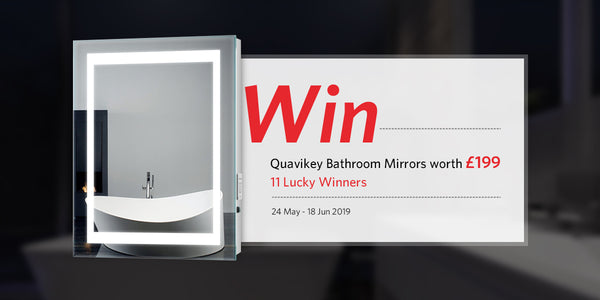 Quavikey LED Bathroom Mirror Competition Worth £199 – June 2019