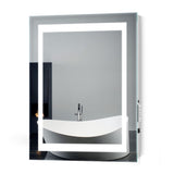 500x700mm LED Illuminated Bathroom Mirror with Shaver Socket (No cabinet)