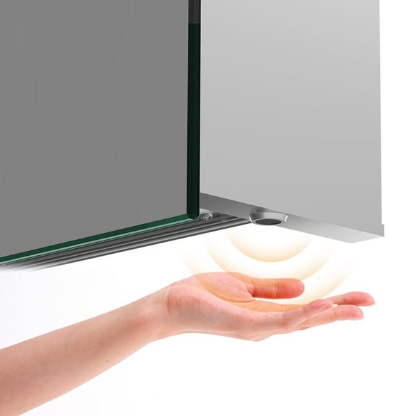 Quavikey Bathroom Mirror Cabinets Infra-red Sensor Switch