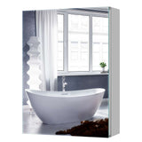 500x650mm Aluminum Bathroom Mirror Cabinet with Soft Close Hinges